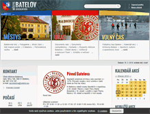Tablet Screenshot of batelov.eu